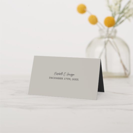 Lone Sand Dollar - Houtskool Grijs - Strand Bruilo (Achterkant)