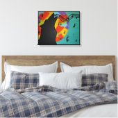 Lone Singer Canvas Print (Insitu (Slaapkamer))