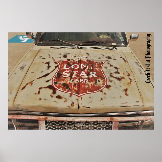 Lone Star Beer Chevy Poster (Voorkant)