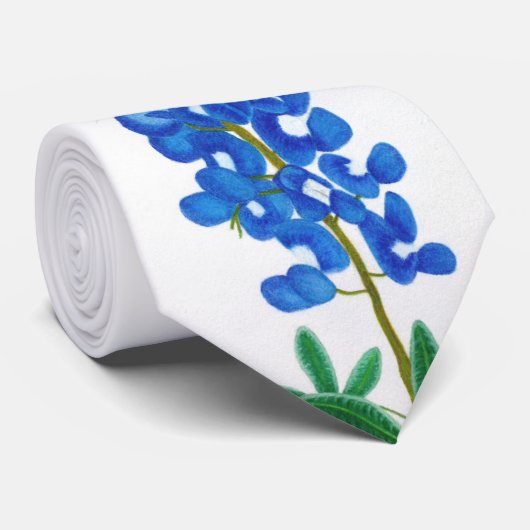 Lone Star Bluebonnet Cravate (Roulé)