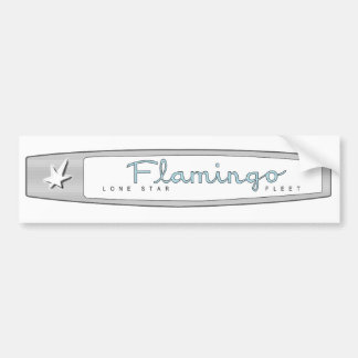 Lone Star Flamingo Bumpersticker
