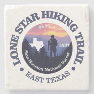 Lone Star Hiking Trail (RD2) Stenen Onderzetter
