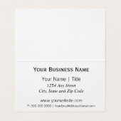 Lone Star Oil Drilling Visitekaartjes (Binnenkant ongevouwen)