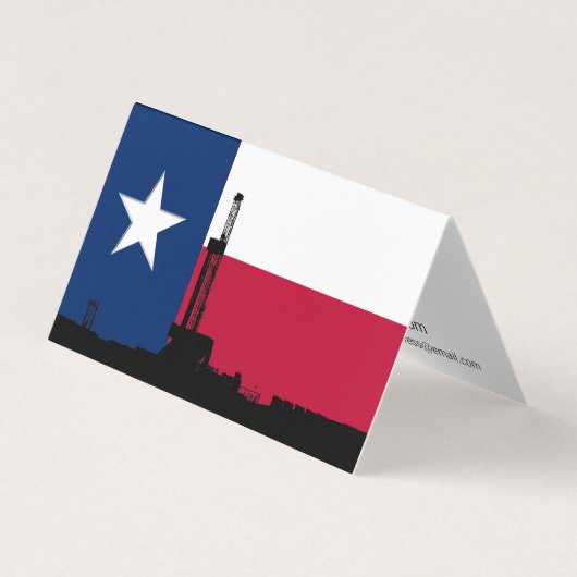 Lone Star Oil Drilling Visitekaartjes (Voorkant)