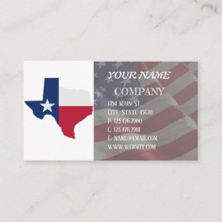 Lone Star Texas Drapeau et carte