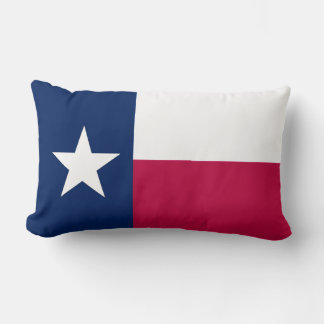 Lone Star Texas State Flag Throw Pillow (3 Sizes) Kussen