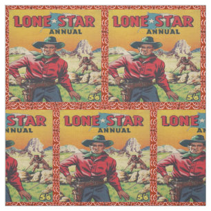 Lone StarTexas Cowboy Westerne fabric Stof