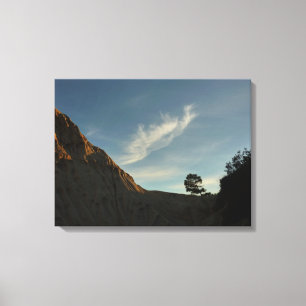 Lone Torrey Pine California Sunset Landschap Canvas Afdruk