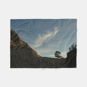Lone Torrey Pine California Sunset Landschap Fleece Deken