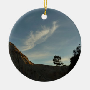 Lone Torrey Pine California Sunset Landschap Keramisch Ornament