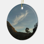 Lone Torrey Pine California Sunset Landschap Keramisch Ornament (Links)