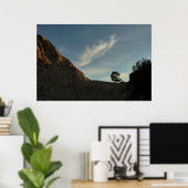 Lone Torrey Pine California Sunset Landschap Poster (Thuiskantoor)