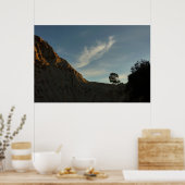 Lone Torrey Pine California Sunset Landschap Poster (Keuken)