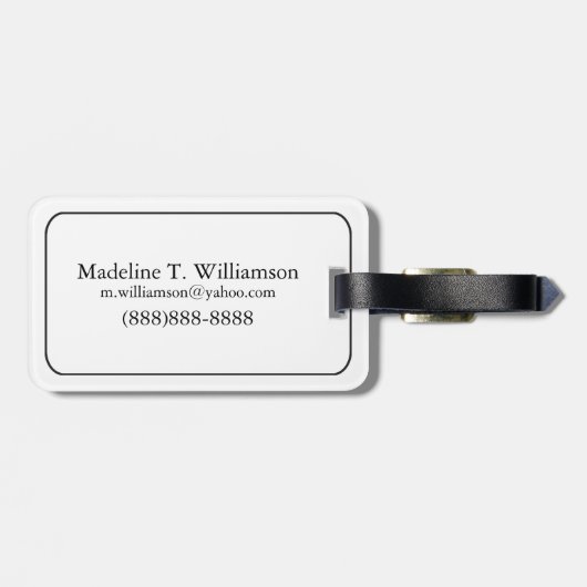 Lone tree in Lavender Field, Frankrijk Bagagelabel (Achterkant horizontaal)