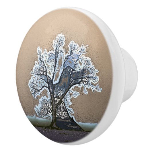 LONE TREE KERAMISCHE KNOP (Rechts)