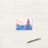 Lone Tree-Waterverf Post-it® Notes (Op bureau)