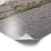 LONE WINTER TREE FOTO AFDRUK (Hoek)