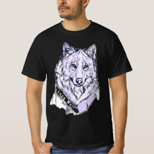 Lone Wolf Amethyst Paarse T-shirt