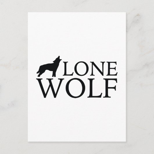 Lone Wolf Briefkaart (Voorkant)