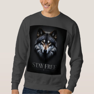 Lone Wolf Design - Blijf gratis sweatshirt