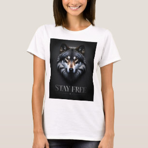 Lone Wolf Design - Blijf Vrij T-Shirt