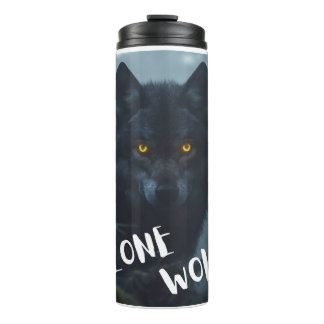 LONE wolf design Thermosbeker