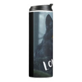 LONE wolf design Thermosbeker (Gedraaid links)