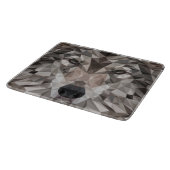 Lone Wolf geometrisch portret Snijplank (Hoek)