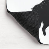 🐺 Lone Wolf Howling Design tapis de souris (Coin)