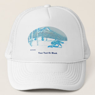 Lone Wolf in Winter Trucker Pet
