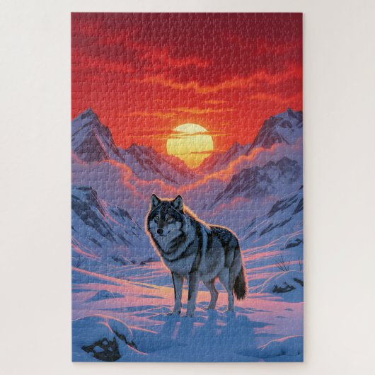 Lone Wolf Legpuzzel (Verticaal)