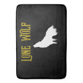 Lone Wolf Male Sigma Modern Minimalist Badmat (Voorkant Verticaal)