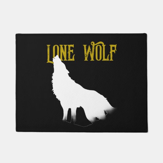 Lone Wolf Male Sigma Modern Minimalist Deurmat (Voorkant)
