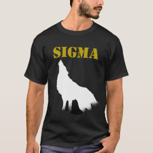 Lone Wolf Male Sigma Modern Minimalist T-shirt