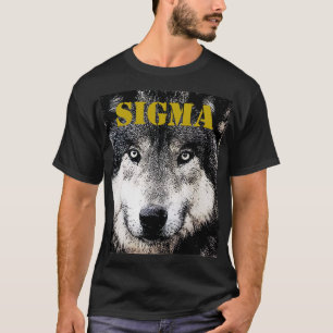 Lone Wolf Male Sigma Modern Minimalist T-shirt