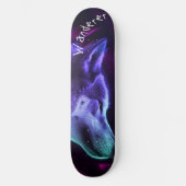 Lone wolf skateboard (Voorkant)