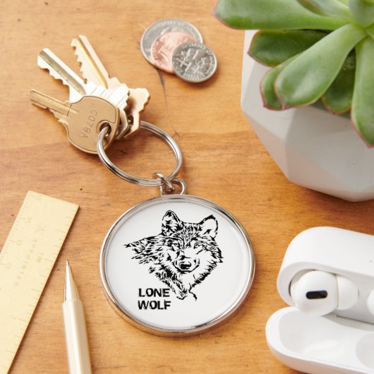 Lone Wolf Sketch Sleutelhanger (Bureau)