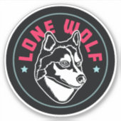 Lone Wolf Sticker (Voorkant)