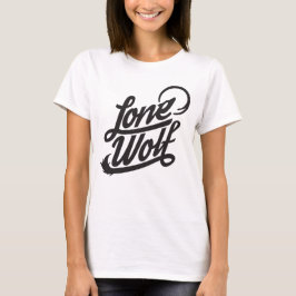 Lone Wolf Typographic T-shirt
