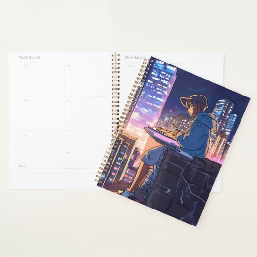 Lonely Anime Girl Planner (Display)