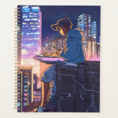 Lonely Anime Girl Planner (Voorkant)