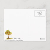 Lonely Autumn Tree Briefkaart (Achterkant)