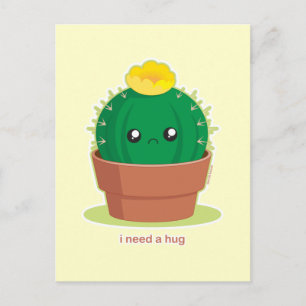 Lonely Cactus Briefkaart