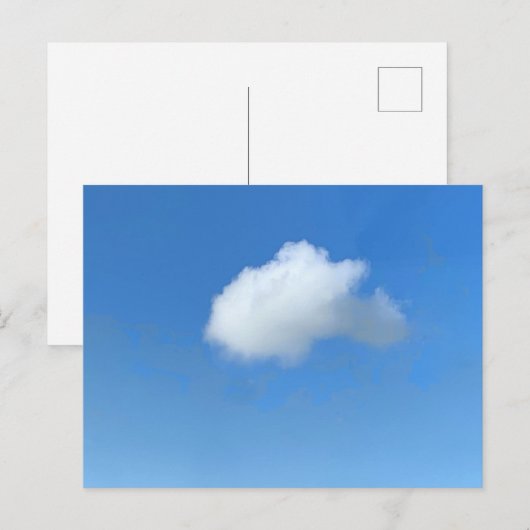 Lonely Cloud Briefkaart (Voorkant / Achterkant)