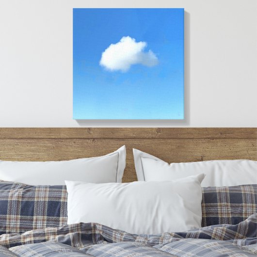 Lonely Cloud  Canvas Afdruk (Insitu (Slaapkamer))