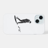 Lonely Night Walk Minimal Aesthetic Phone Case (Verso Horizontal)