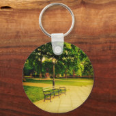 Lonely Park Bench Sleutelhanger (Voorkant)