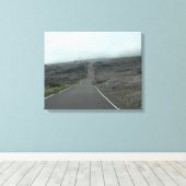 Lonely Road Canvas Afdruk (Insitu (Houten vloer))
