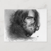 Lonely Soul Male Angel Briefkaart