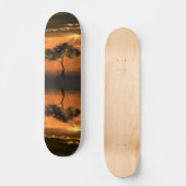 Lonely Tree Sunbeams Skateboard (Recto)